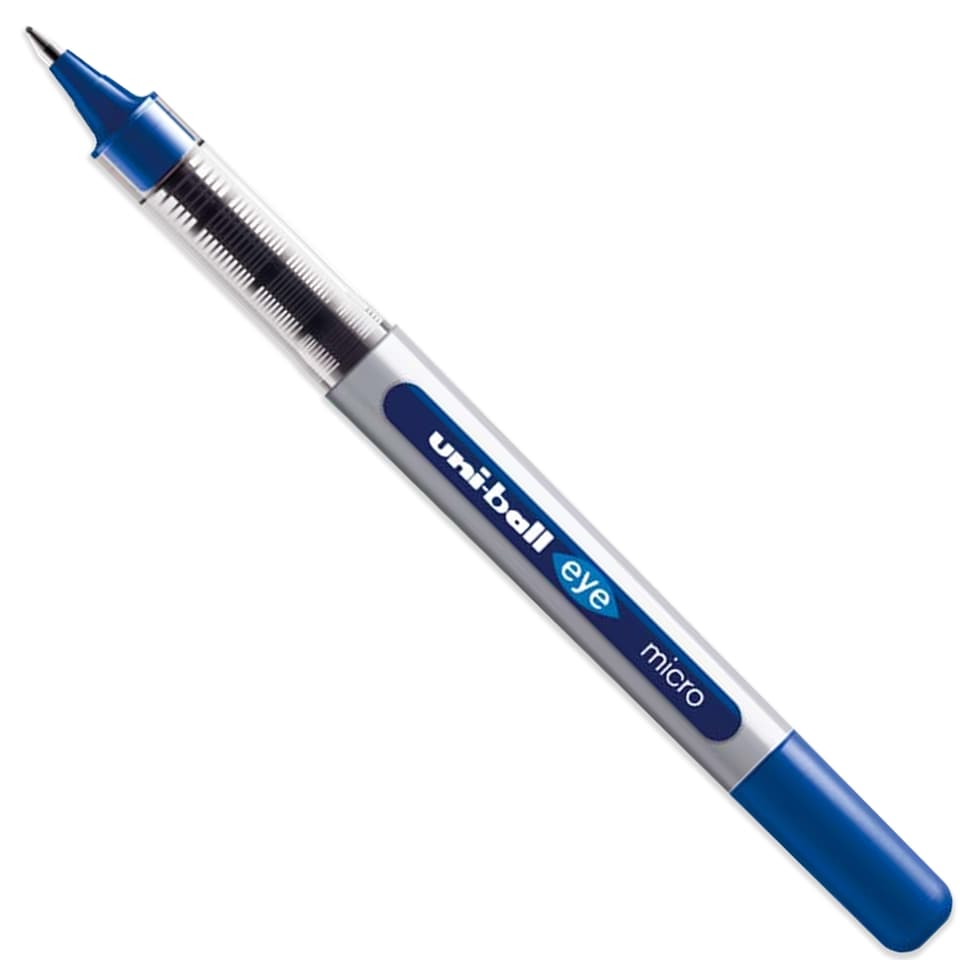 image 1 of Uni-Ball Eye UB-150 Liquid Ink Rollerball Pens 0.5mm Nib Pack of 12