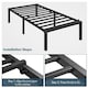 image 4 of Yaheetech 41.5 cm Metal Platform Bed Frame Black, 3ft Single