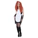 image 4 of Magenta Rocky Horror Show Fancy Dress Costume Ladies Medium - UK 12-14 | Multi | 12