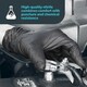 image 6 of Unigloves PRO.TECT Black HD Box of 100 Nitrile Gloves Black | Extra Large