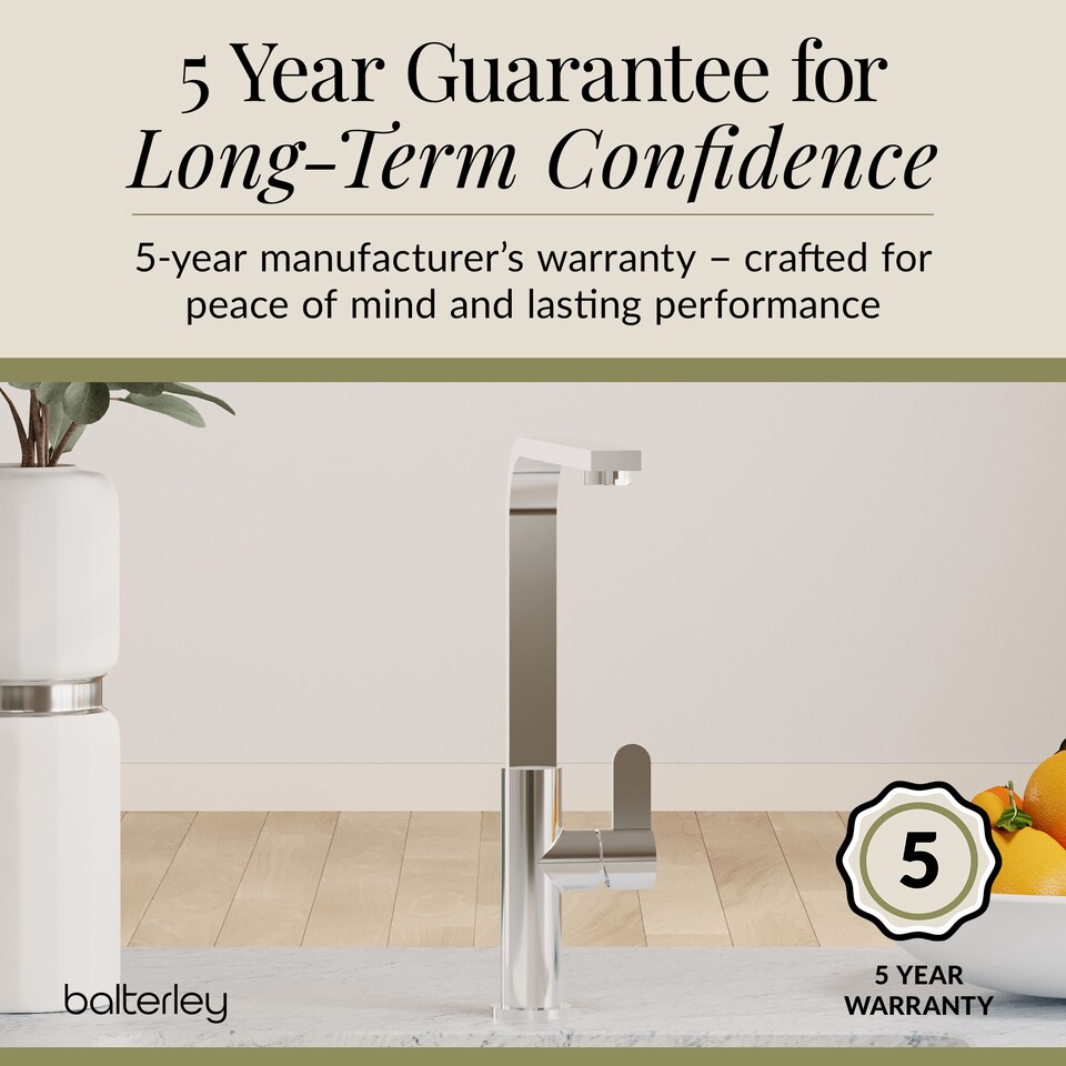 image 1 of Chara Kitchen Sink Mono Mixer Tap - Chrome Single Lever Handle | Silver | Chrome | 1