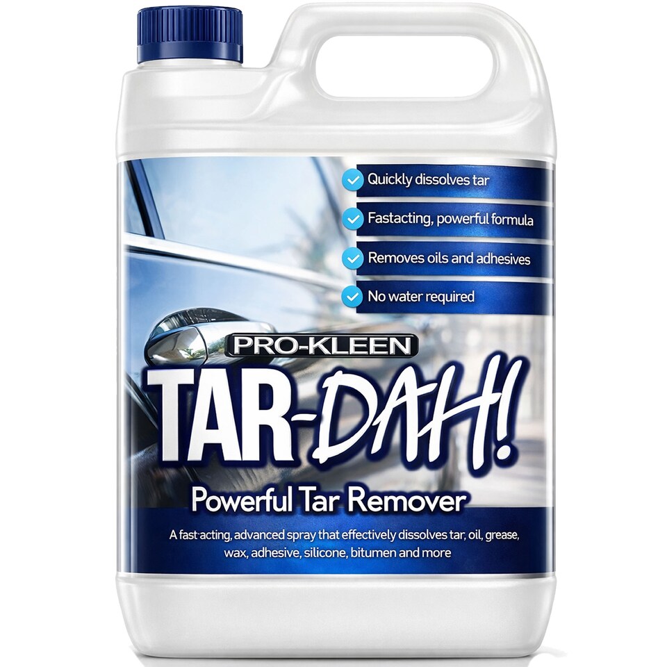 Pro-Kleen Tar-Dah Tar Remover. Powerful Tar And Bug Remover For Cars 5L