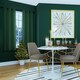 image 9 of Forest Green Blackout Curtains - Dark Thermal Eyelet - 46 x 63 Drop - 2 Panel