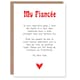 image 1 of Greeting Card Love Poem My Everything Fiancée Romantic Poetry