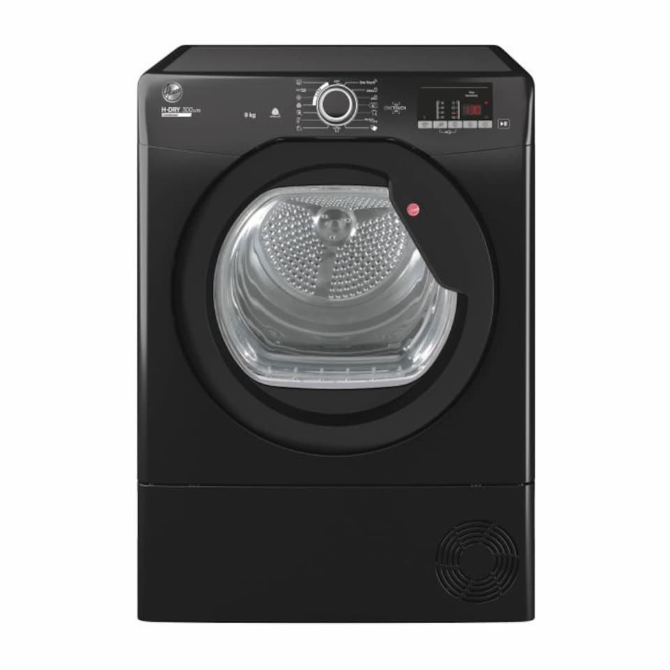 image 1 of Hoover HLE C9DGB 9kg Load Condenser Tumble Dryer NFC Class B Black