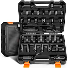 VonHaus 40pcs Heavy Duty 1/2 Impact Socket Set with Carry Case
