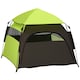 image 1 of PawHut Foldable Dog Cat Tent with Water-Resistant Oxford Cloth, Carry Bag Green