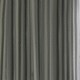 image 2 of OHS Ribbed Fleece Soft Thermal Insulated Panel Pair Eyelet Curtains, 90x90" Black