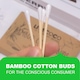 image 3 of Bamboo Cotton Buds - 100 Buds