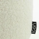 image 6 of icon Iggy Borg Fleece Bean Bag Pouffe Off White Large Footstool White