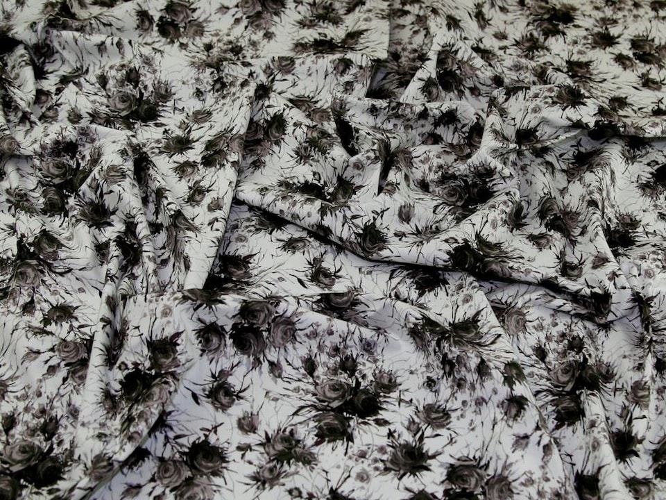 Grey Cotton Lawn Fabric for Dressmaking, 140cm / 55" Wide - per metre