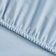 image 4 of 200TC Organic Cotton Fitted Sheet Blue Super King Blue | Super King