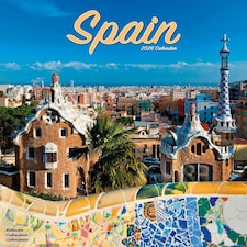 Spain 2026 Calendar | Square Wall Calendar | Travel Gift | Plastic Free Packaging | by Avonside Publishing