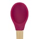 image 4 of Tiny Dining Children's Bamboo Silicone Tip Spoon - Red