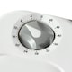 image 2 of Closer Pets Two-Meal Automatic Dry/Wet Food Pet Feeder with Stainless Steel Bowl Inserts (C200) White