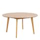 image 1 of Roxby Round Dining Table in Oak 140x76cm