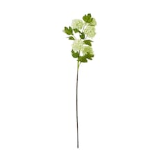 Hill Interiors Snowball Viburnum Artificial Flower Spray - Green - One Size