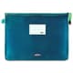 image 2 of A4+ Extra Durable Peacock Blue Mesh Wallet by Premto