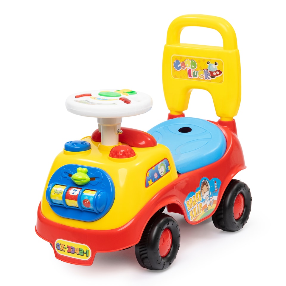 image 1 of Baby Ride on Car Walker Red