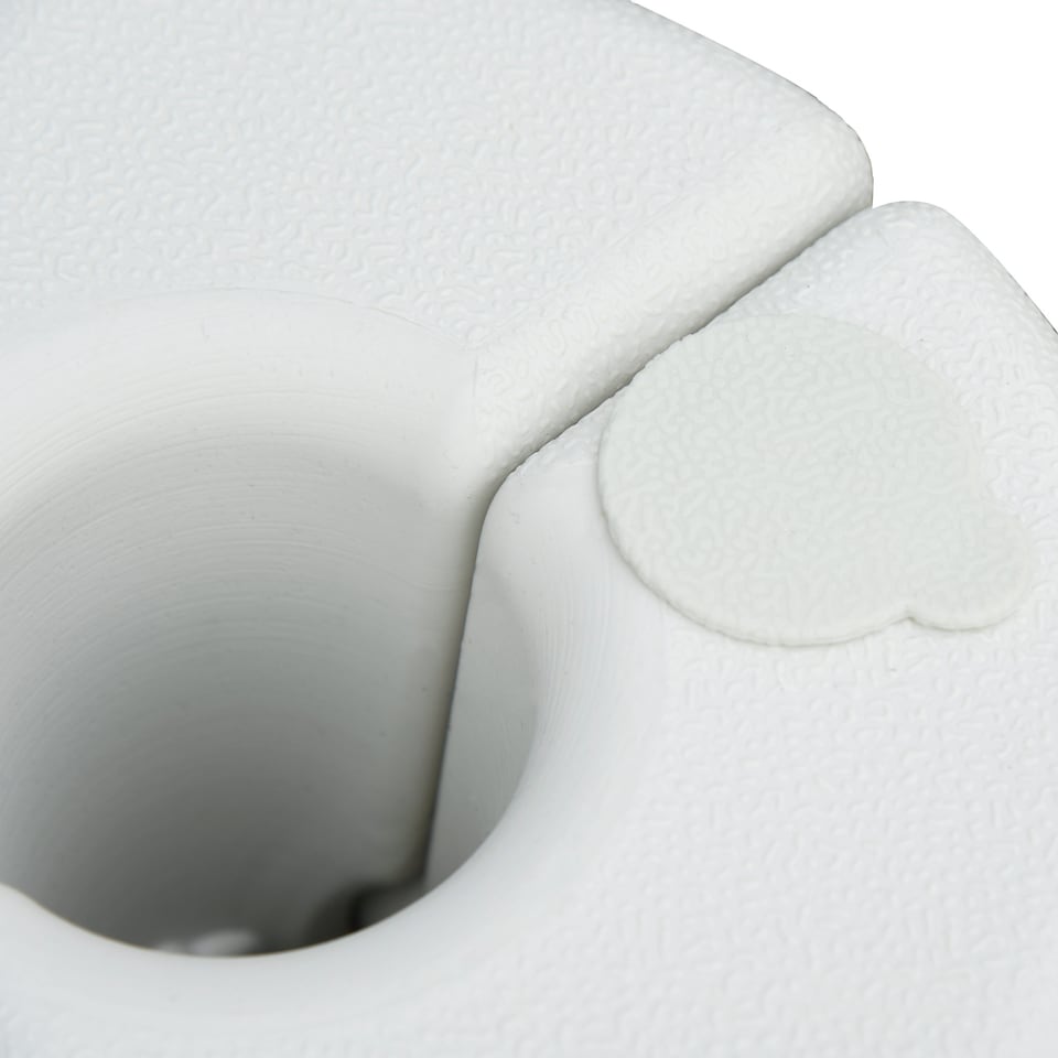 image 1 of Outsunny 4 Pack 36 kg Gazebo Weights, Canopy Tent Weights with Rapid Clip, Gazebo Leg Weights Fill with Sand or Water, White