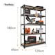 image 3 of VonHaus 5 Tier Garage Shelving Units with 1325KG Capacity