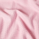 image 3 of Homescapes Organic Cotton Waffle Blanket/ Throw Pink - 178 x 228 cm | Pink