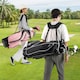 image 4 of COSTWAY Men's Complete Golf Clubs Package Set 10 Pieces Black