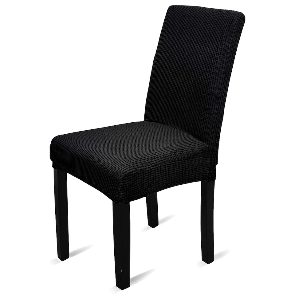 image 1 of Velvet Stretch Chair Covers, Spandex Dining Chair Slipcovers