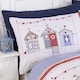 image 3 of Beach Hut Polycotton Duvet Set with Pillowcase Multi | King