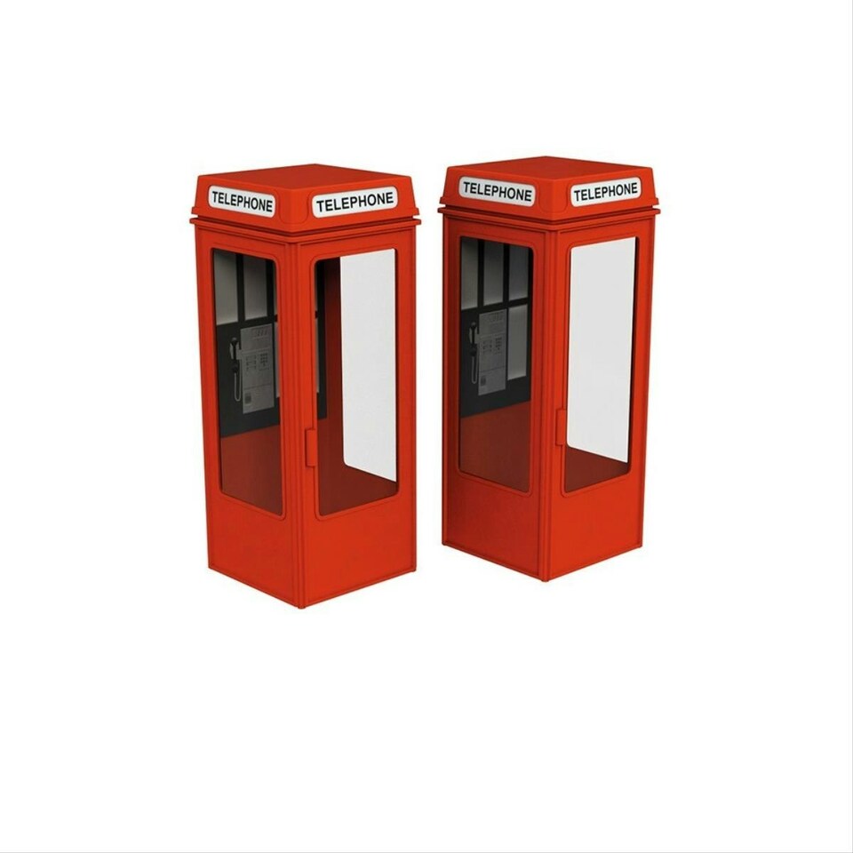 Bachmann Scenecraft K8 Phone Boxes 2pcs (Pre-Built)