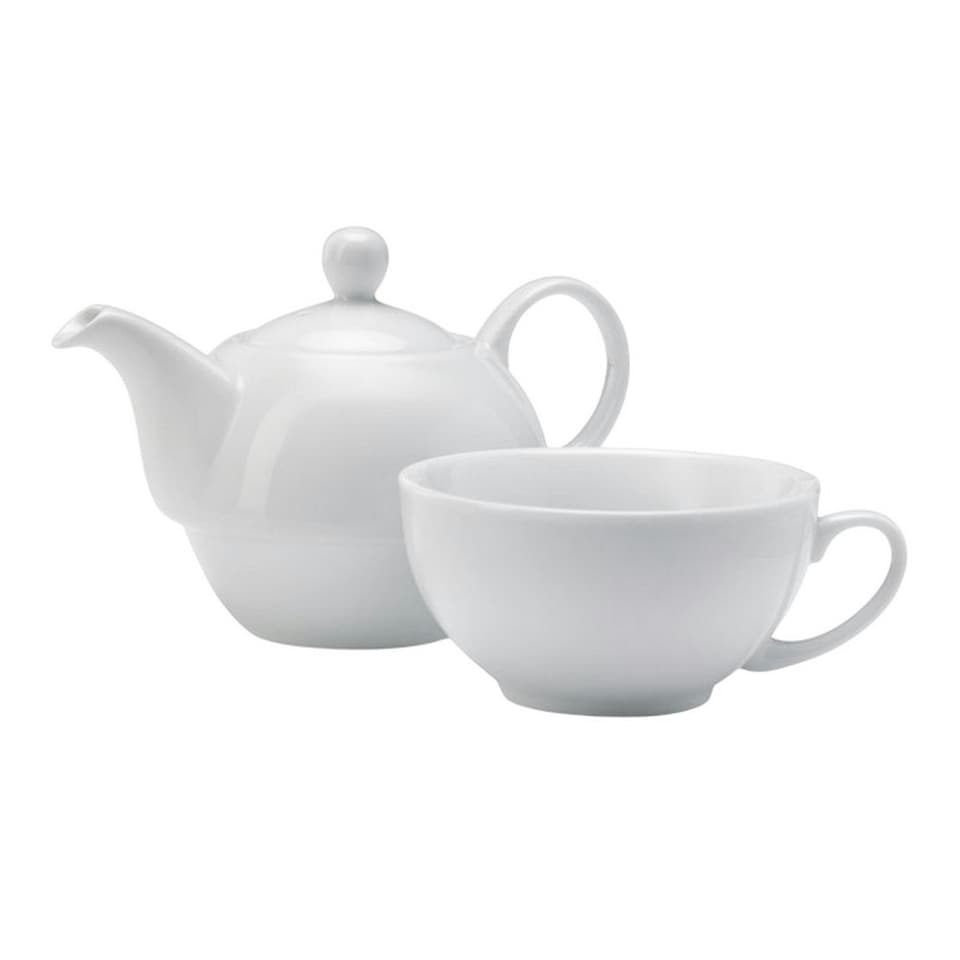 image 1 of MidOcean Tea Time 400ml Tea Set - White - One Size