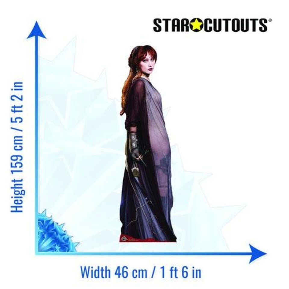 image 1 of Kayleigh Rose Amstutz In Chiffon Dress Lifesize Cardboard Cutout 159cm