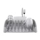 image 1 of Minky Dish Rack (Grey) & Caddy (White) Grey