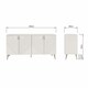 image 10 of Frank Olsen Ava Sideboard | White | White