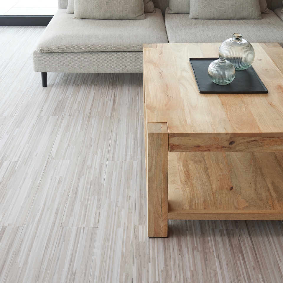 image 1 of Self Adhesive Floor Planks | 36x5.98in (91.4x15.2cm) Each | Peel & Stick Vinyl Flooring | Slatewood Flow Effect | Waterproof Tiles for Home DIY Floors | Brown | 1.39 sqm