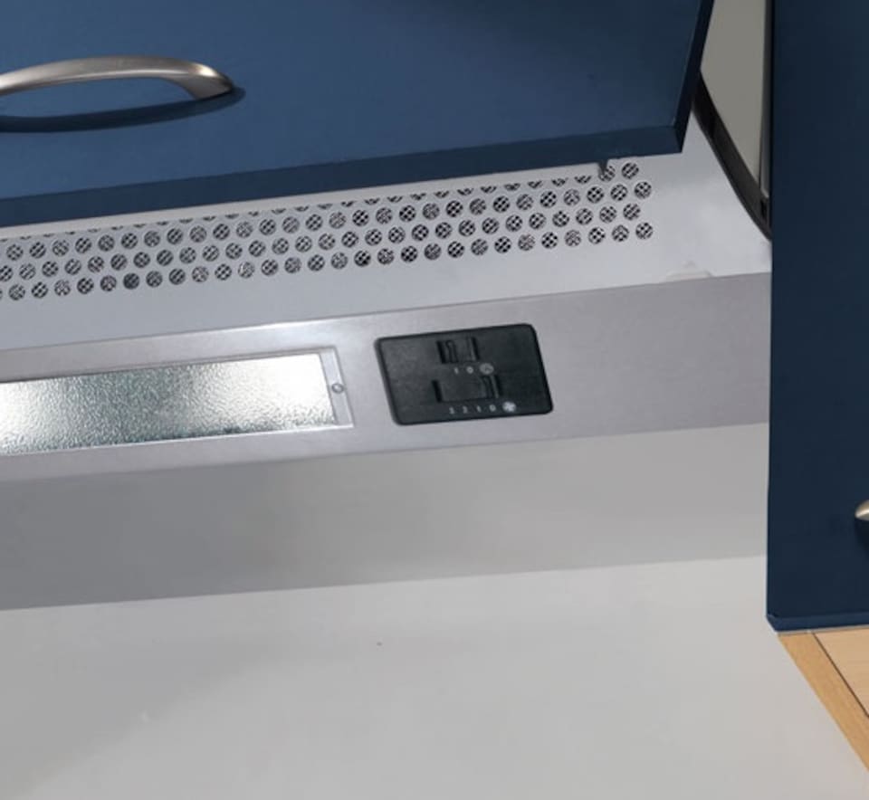 image 1 of Cookology 60cm Grey Integrated Cooker Hood - Built-In Extractor Fan