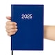 image 10 of 2027 Diary A5 Week to View - Hardback Planner Organiser with Ribbon Bookmark - Weekly Appointment Journal Notebook (Navy) | Blue | Navy