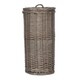image 3 of 3 Toilet Roll Holder Round Wicker Holder | Brown | Brown | One Size