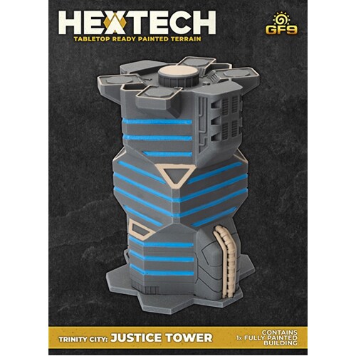 Trinity City Justice Tower (Battletech Compatible Terrain) - Brand New