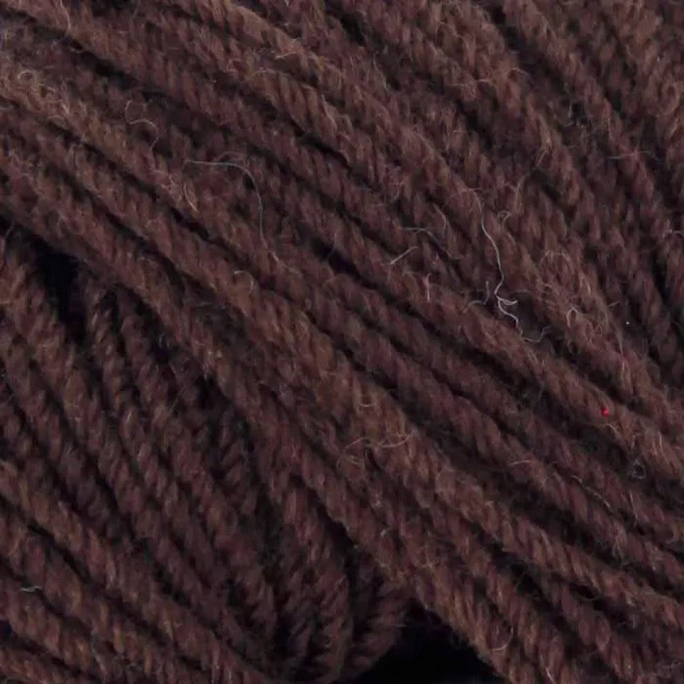 King Cole Brown Luxury Merino DK Yarn (Value Pack 12 x 50g Balls) For Crochet, Knitting - 140m per ball