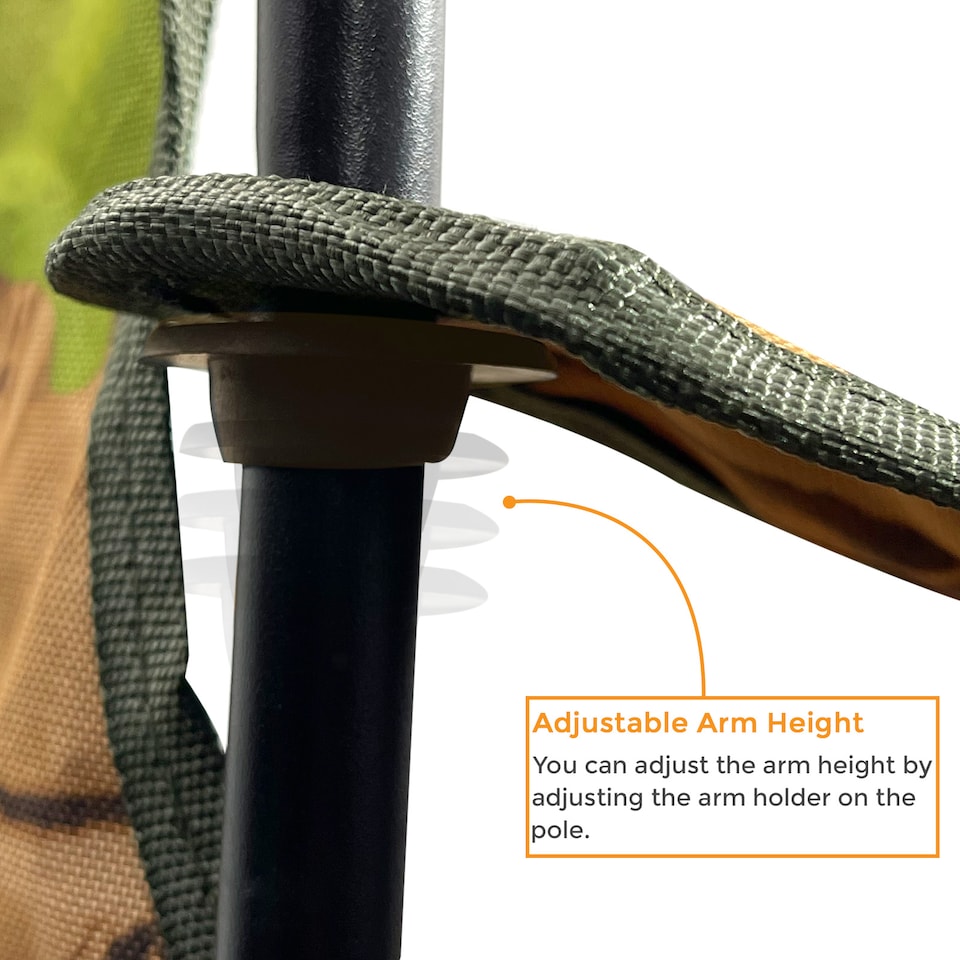 image 1 of 2X Portable Folding Outdoor Chair Ideal for Camping, Garden, Fishing & Travel