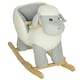 image 1 of AIYAPLAY Baby Rocking Horse with Safety Belt, Sound, for Ages 18-36 Months