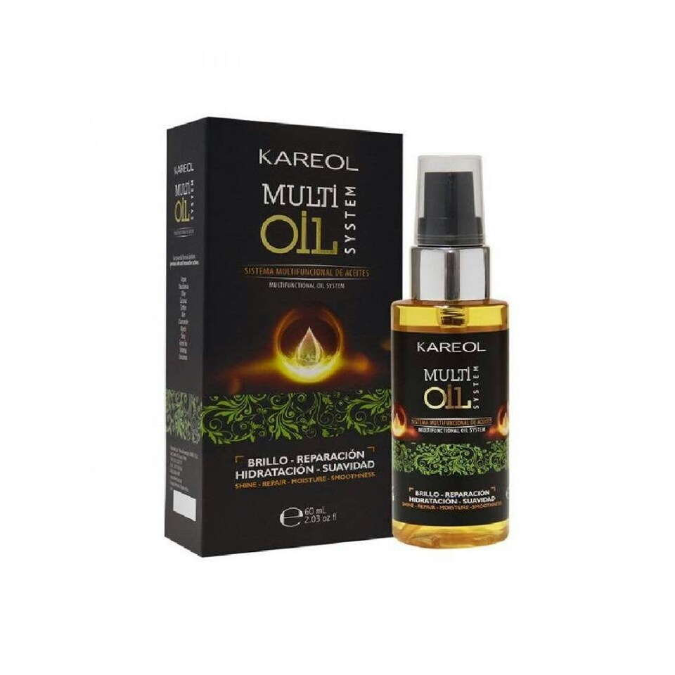 Kareol Multi Oil Shine Repair Moisturising Smoothing System For All Hair Types 60ml