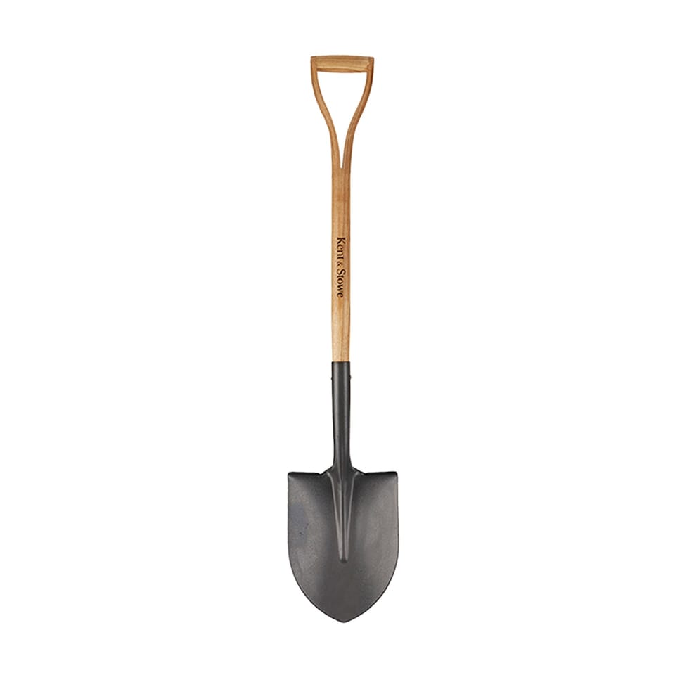 image 1 of Kent & Stowe - Carbon Steel Round Nosed Shovel, FSC | Black