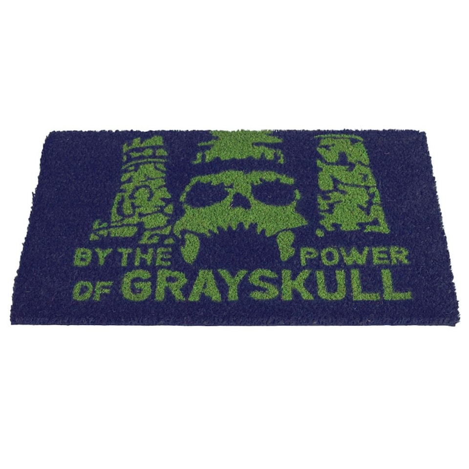 image 1 of Masters of the Universe: Revelation By The Power Of Grayskull Door Mat - Blue/Green - One Size