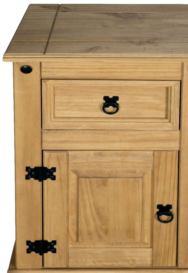 image 1 of Corona Sideboard 2 Door 2 Drawer Mexican Solid Pine Wood
