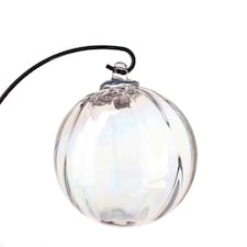 Amelia Art Glass Hanging Friendship Globe Ornament