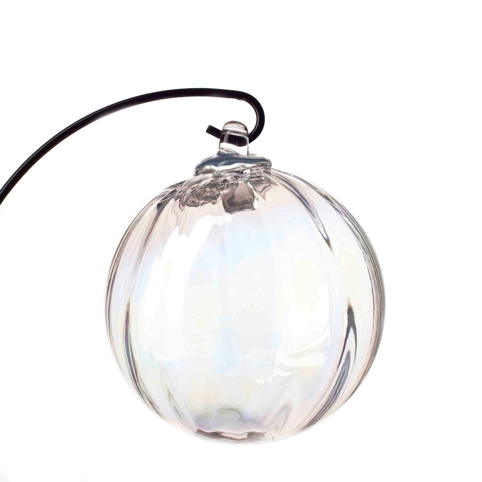 Amelia Art Glass Hanging Friendship Globe Ornament