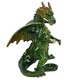 image 1 of Green Standing Dragon Resin Fantasy Sculpture Statue House Ornament Figurine