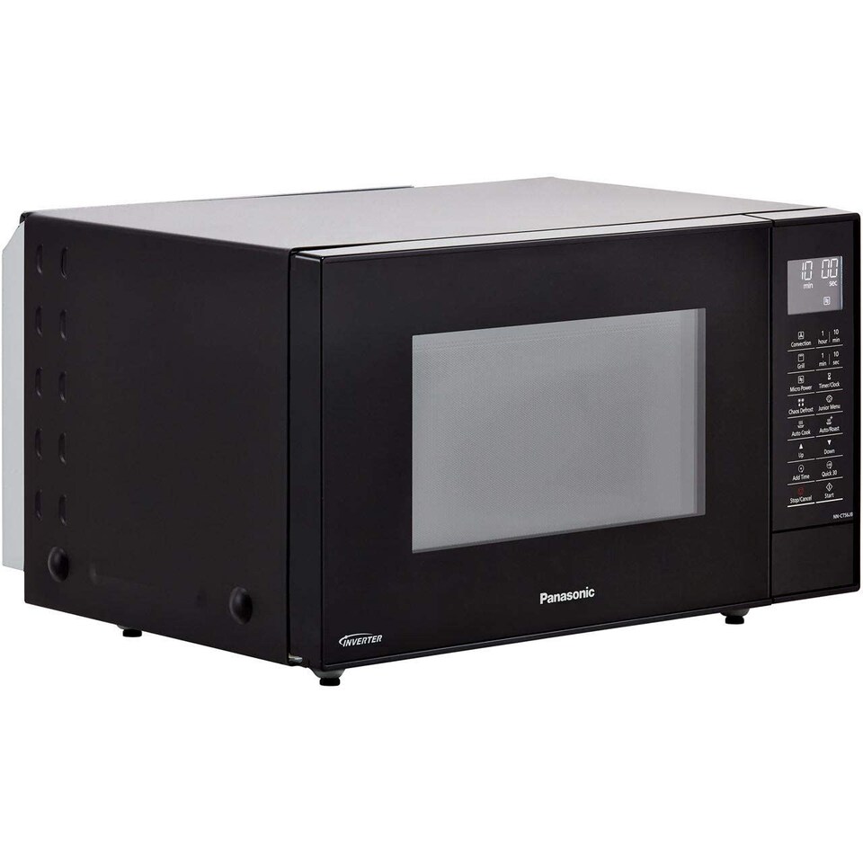 image 1 of Panasonic PA0056 NN-CT56JBBPQ Slimline Combination Microwave Oven, Black, 18/10 Steel, 1300 W, 27 litres